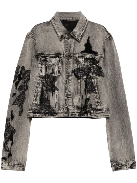 JNBY distressed denim jacket 
