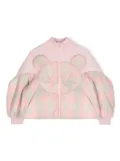 jnby by JNBY bear-patterned cotton jacket - Pink
