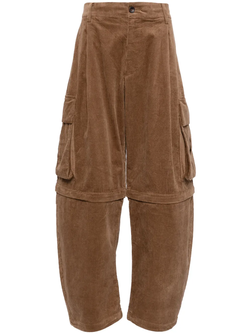 CROQUIS Corduroy Loose-Fit trousers | Brown | Image 1