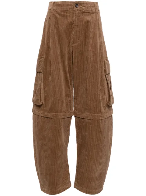 CROQUIS pantalones Corduroy Loose-Fit