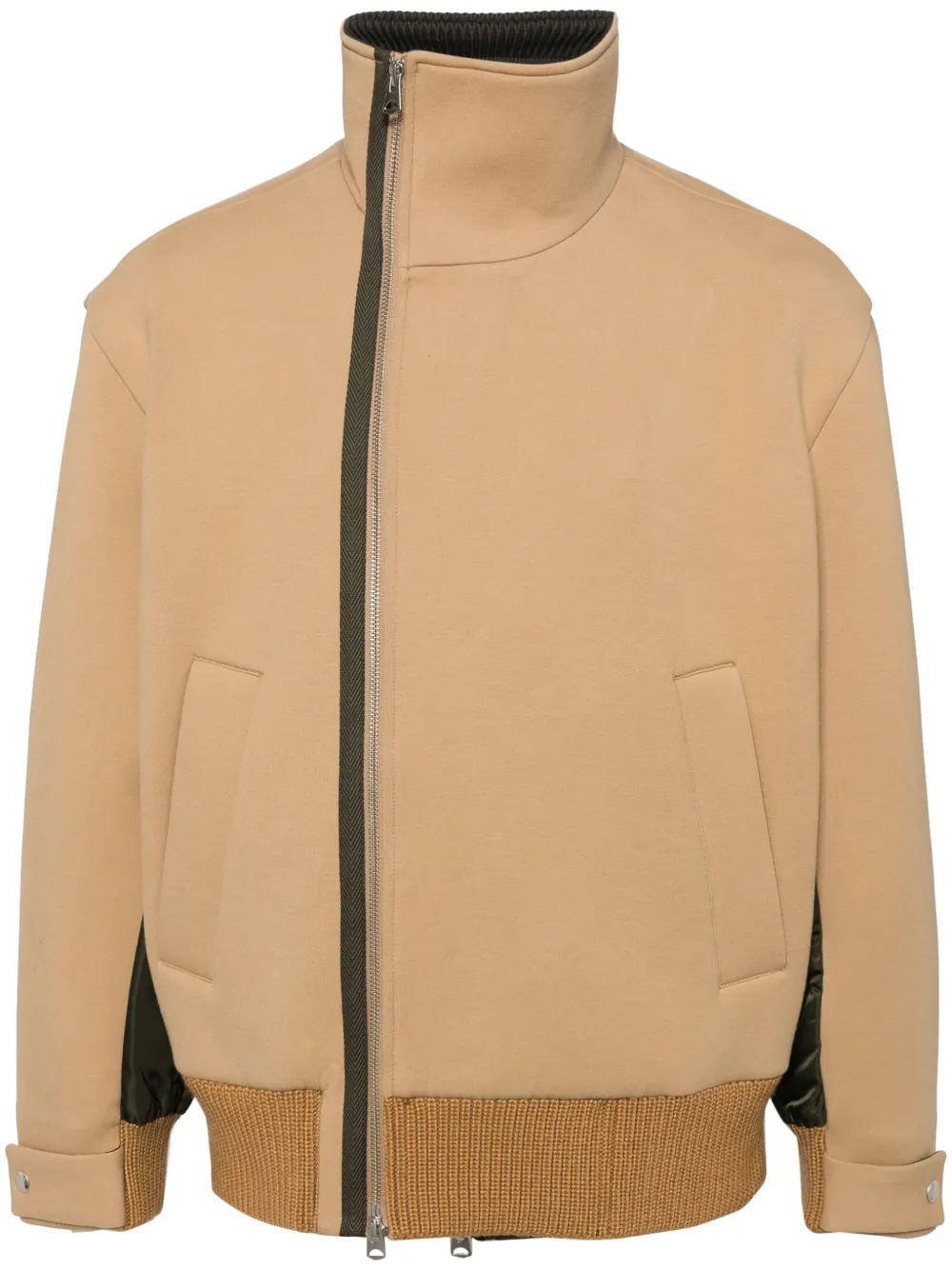 stand collar zipper jacket