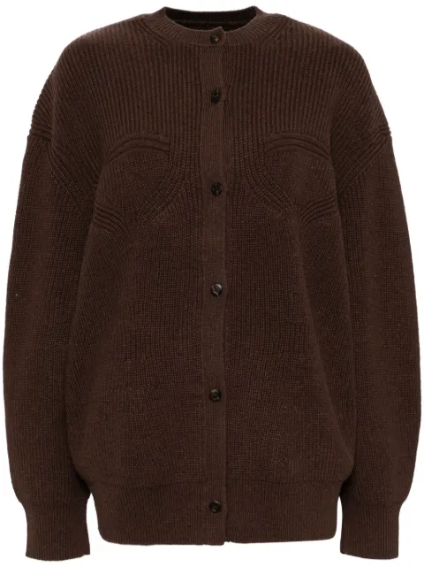 JNBY collarless cardigan