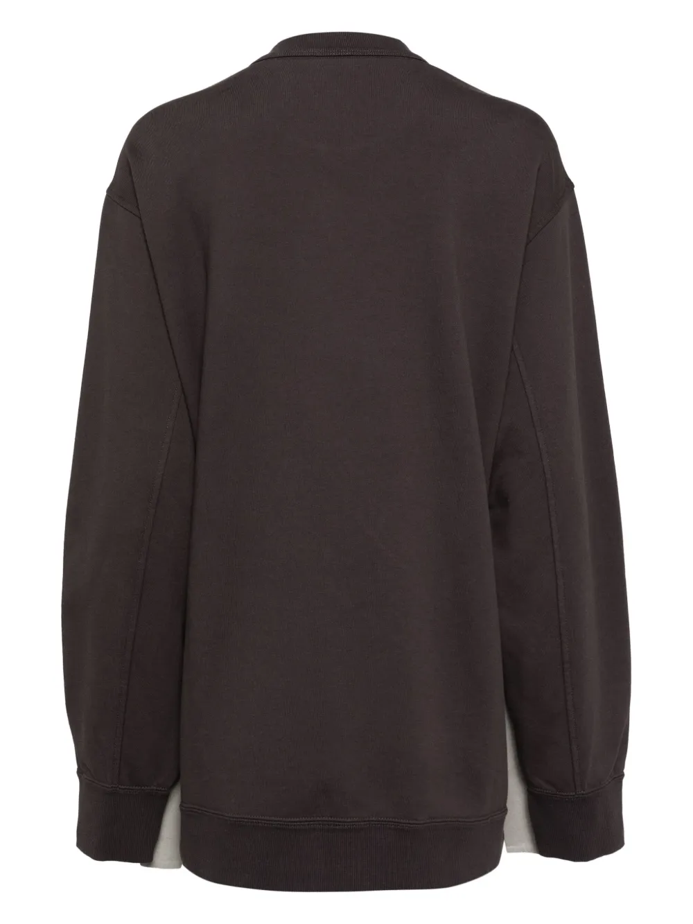 JNBY Sweater met contrasterend vlak - Bruin