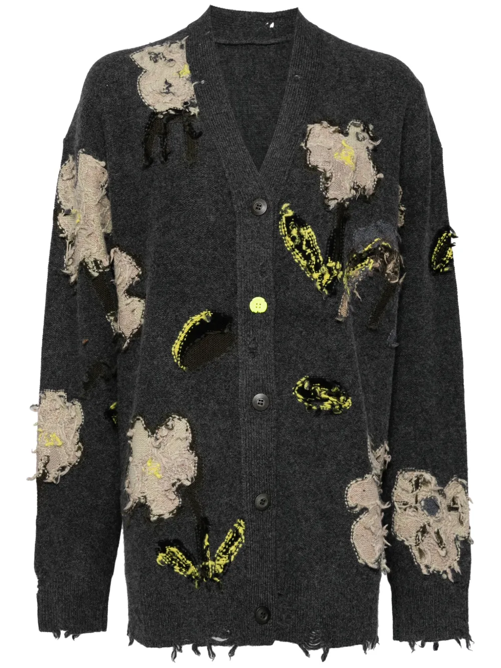 JNBY cárdigan en jacquard con botones | gris | Image 1