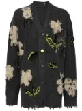 JNBY jacquard button-up cardigan - Grey