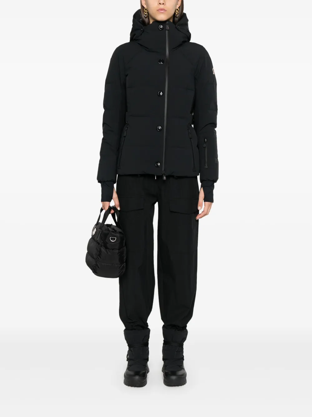 Moncler Grenoble Guyane donsjack - Zwart