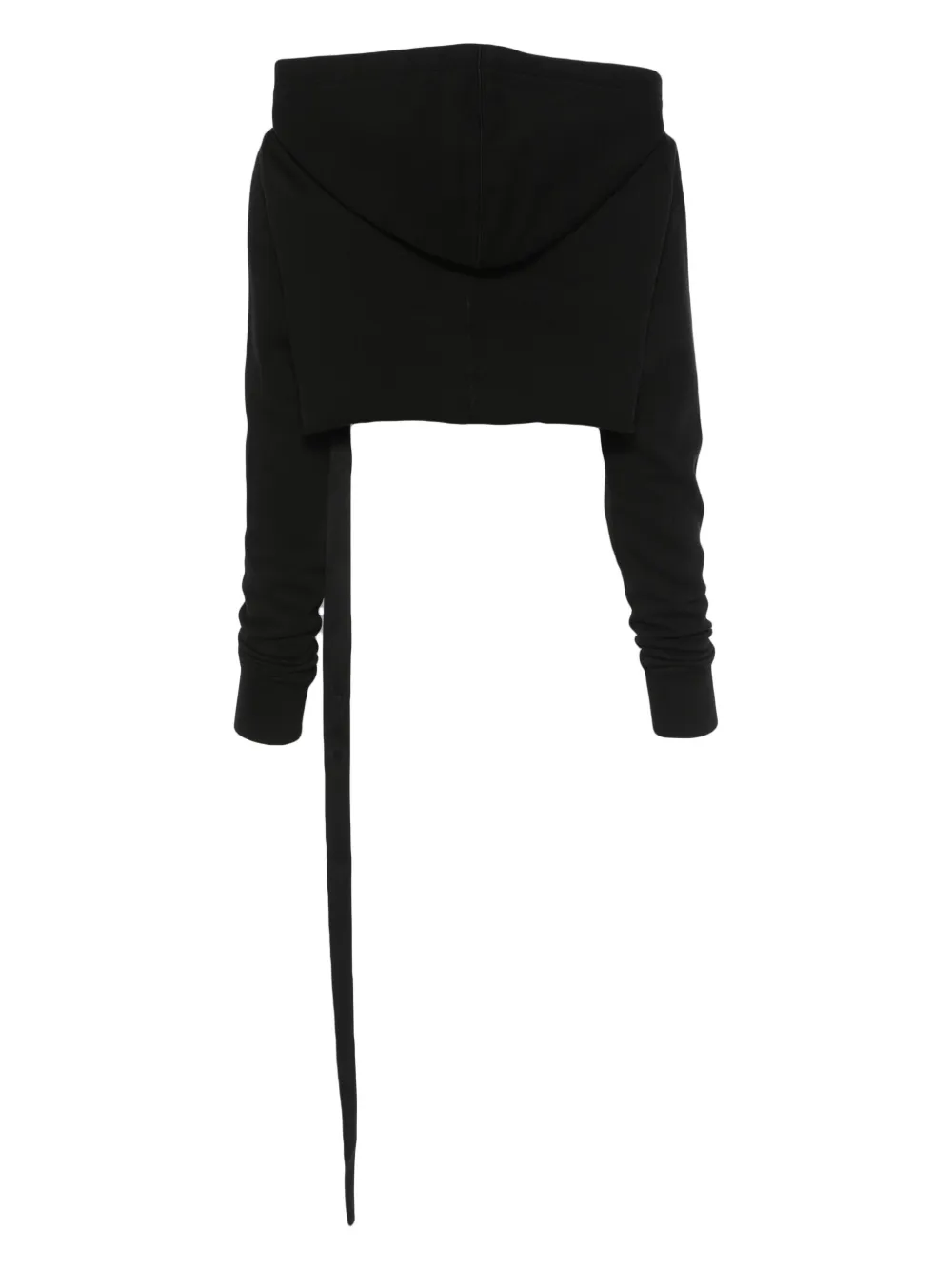 Rick Owens DRKSHDW cropped hoodie - Zwart