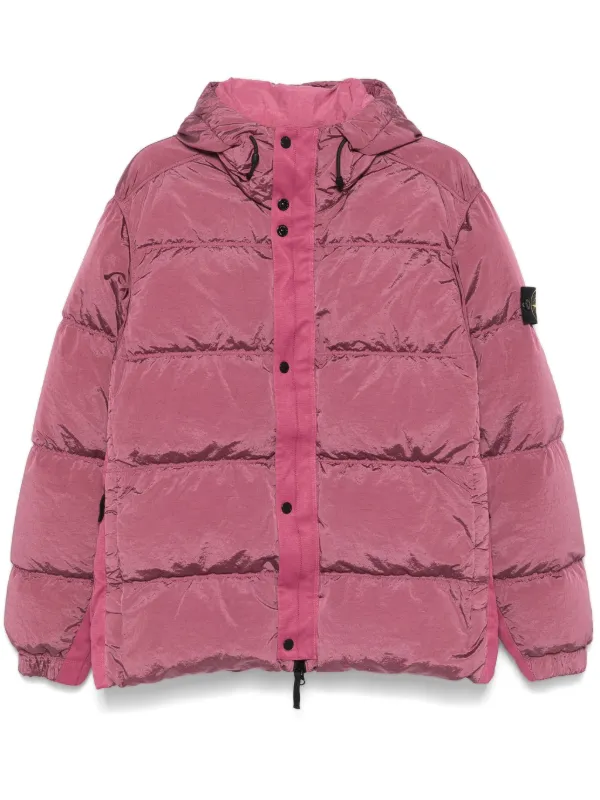 Stone Island Compass Badge Jacket Red FARFETCH UK