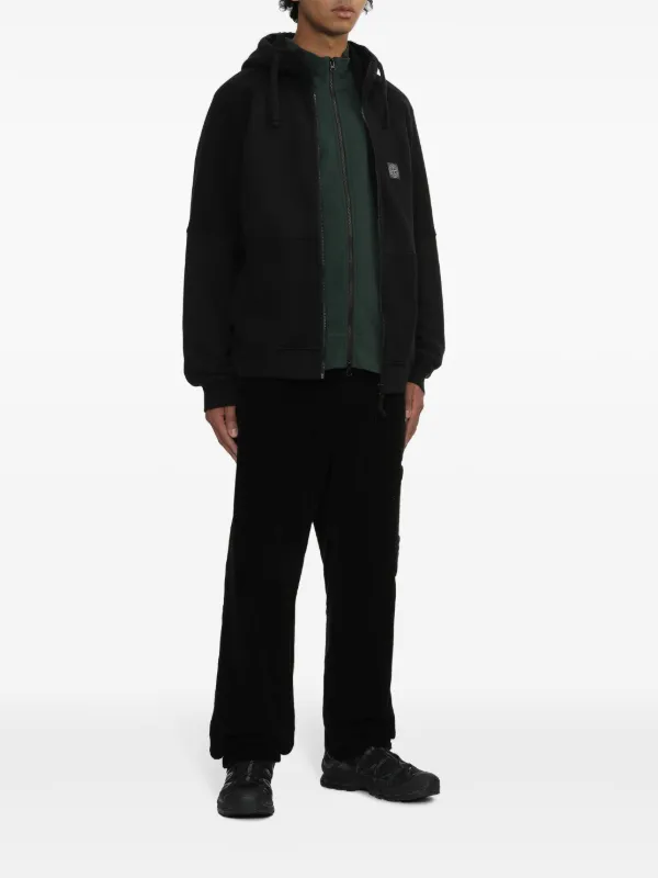 Stone Island Corduroy Trousers | Black | FARFETCH
