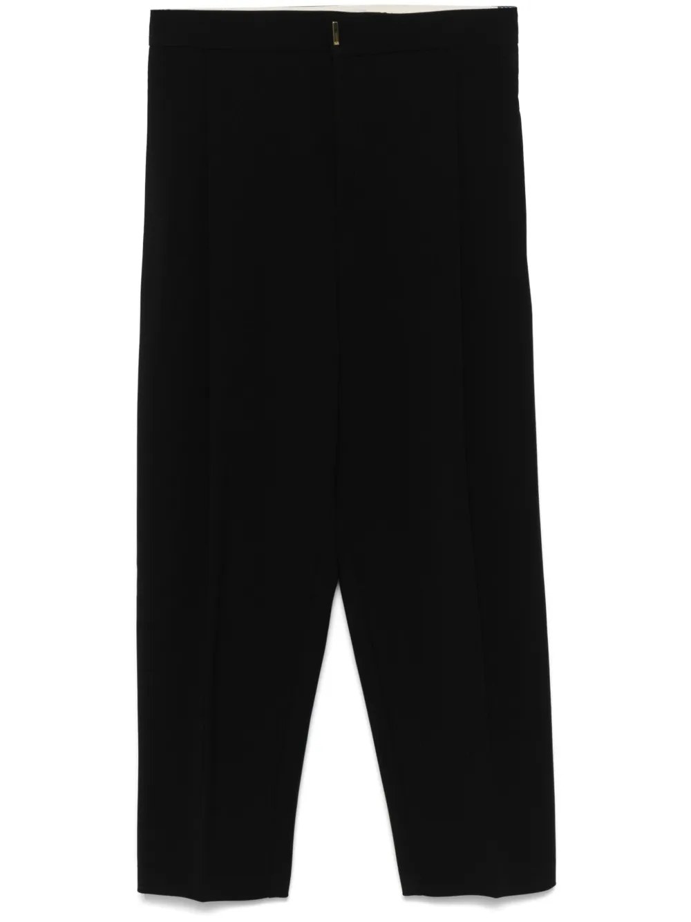Elisabetta Franchi Cropped broek Zwart