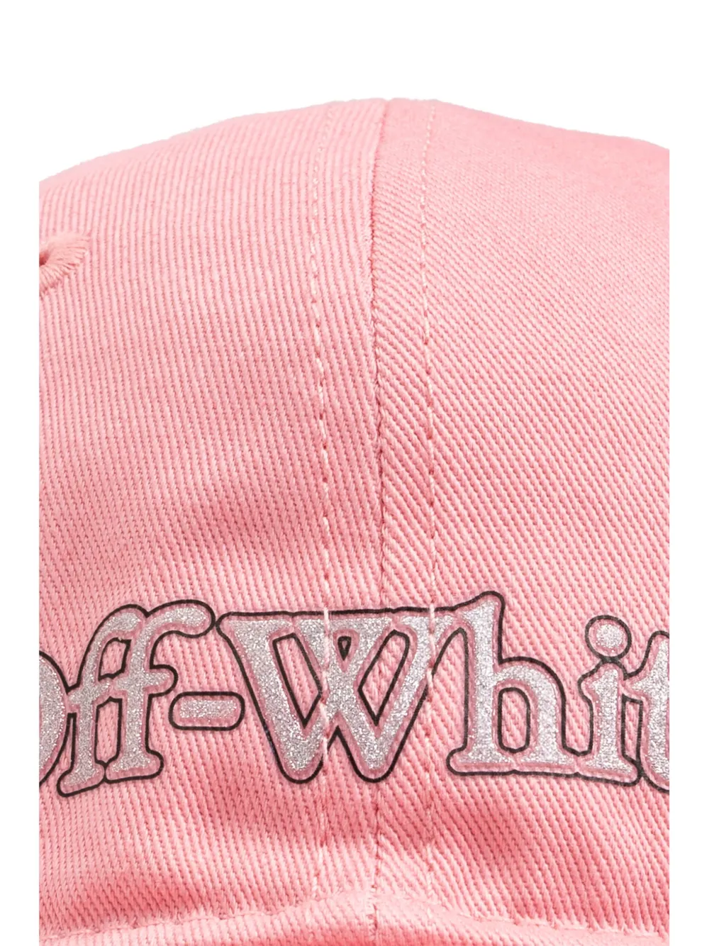 Off-White Kids Pet met logo Roze