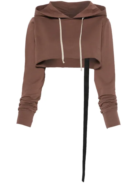 Rick Owens DRKSHDW cropped hoodie