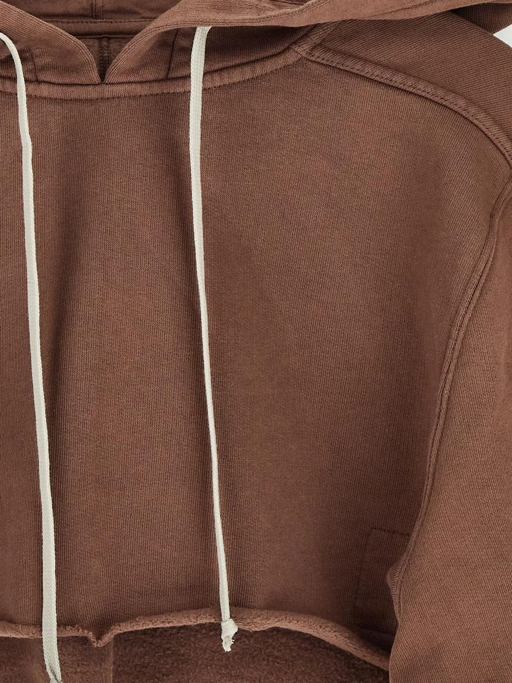 Rick Owens DRKSHDW Cropped hoodie Bruin