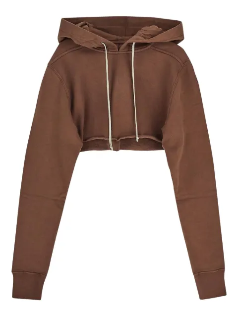 Rick Owens DRKSHDW cropped hoodie