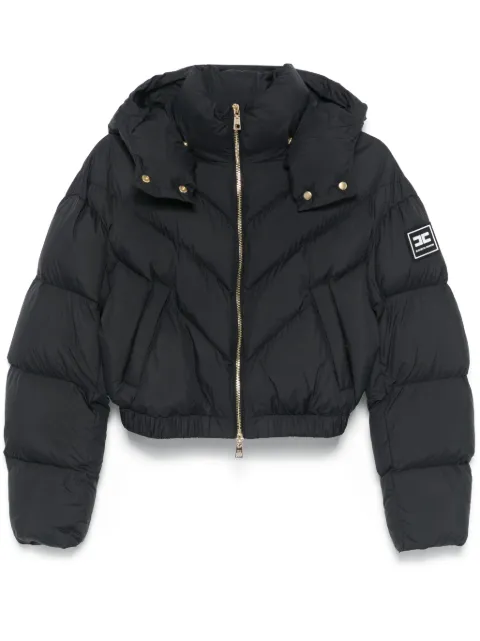 Elisabetta Franchi cropped puffer jacket