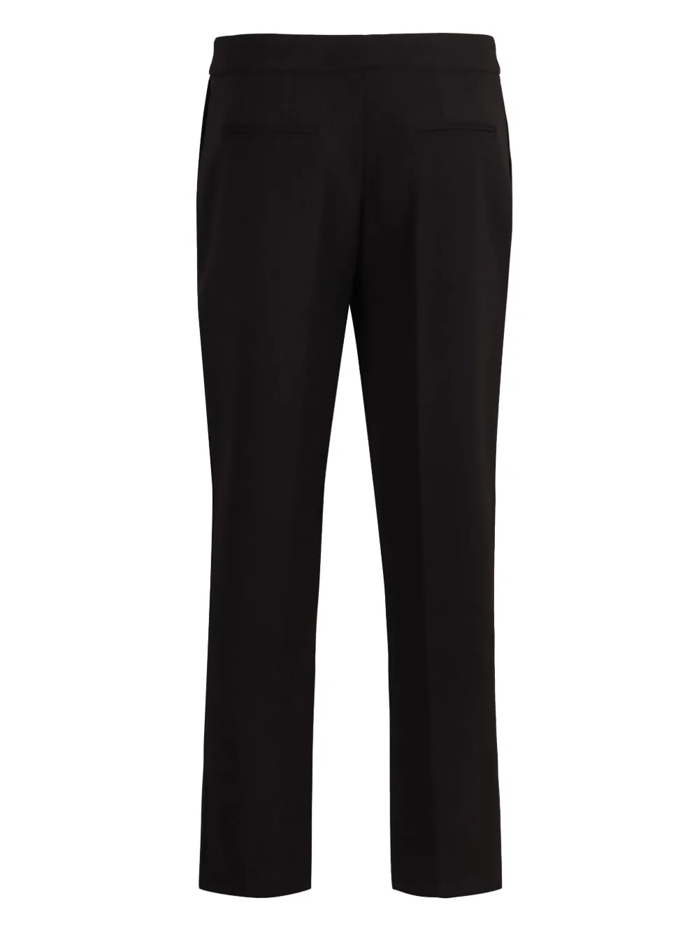Elisabetta Franchi slits crepe trousers - Zwart