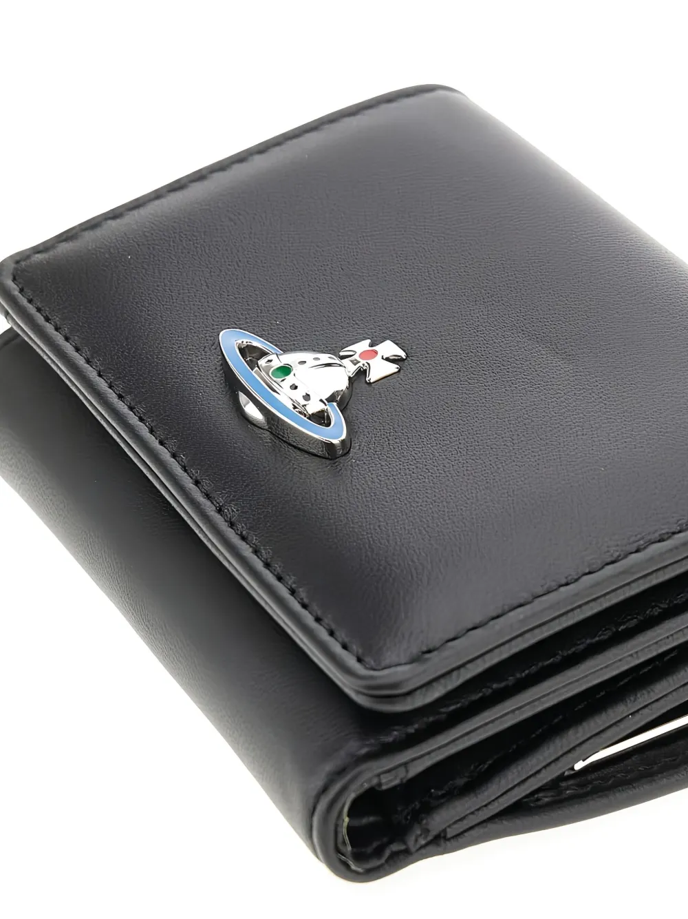 Vivienne Westwood Kleine frame portemonnee Zwart