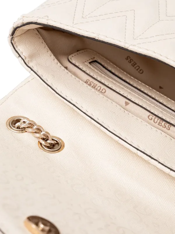 GUESS USA Adelard Crossbody Bag White FARFETCH PH
