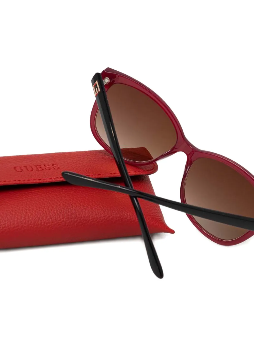 GUESS EYEWEAR cat-eye frame sunglasses Rood