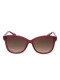 GUESS EYEWEAR cat-eye frame sunglasses - Red