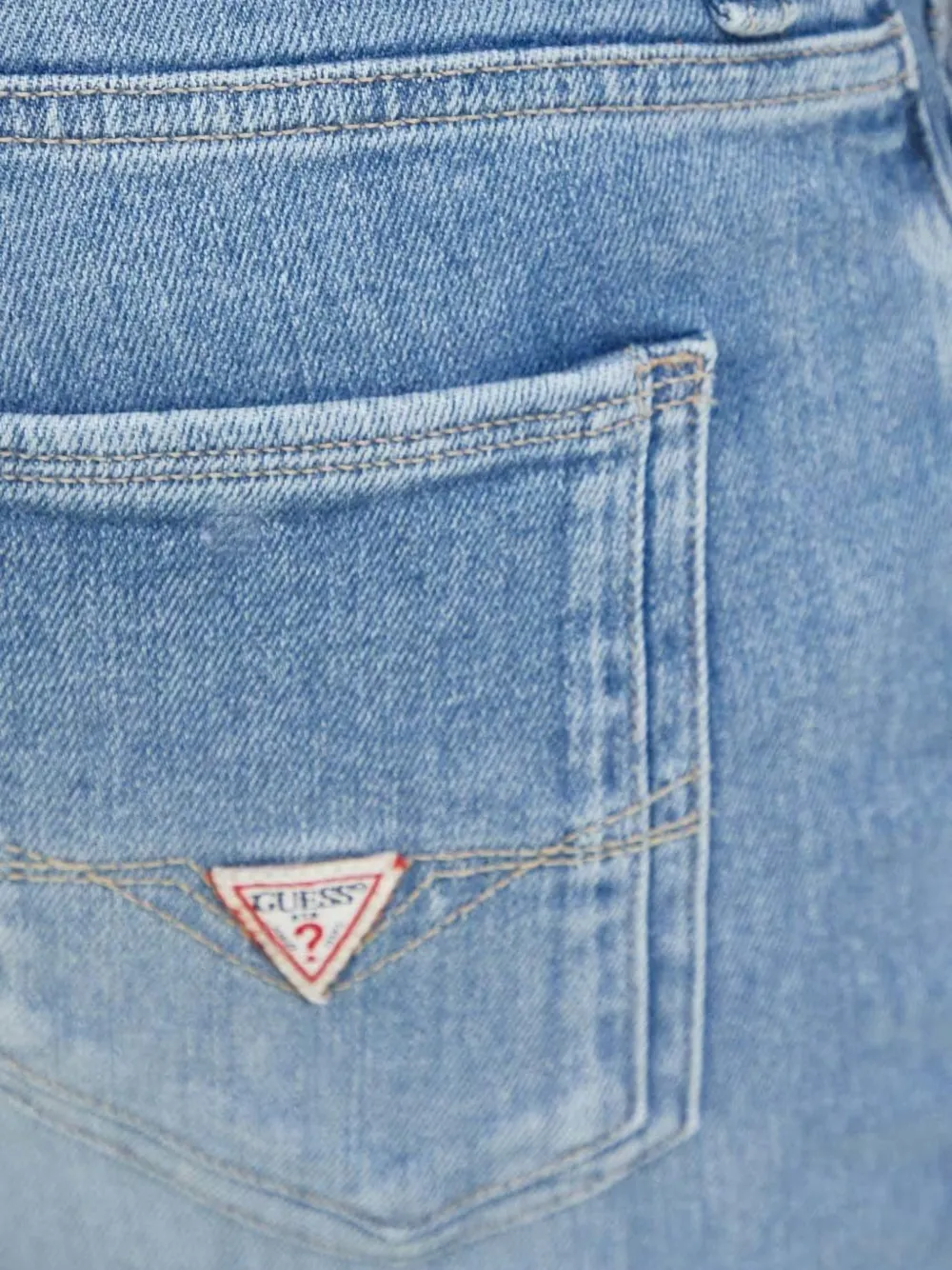 GUESS USA Jeans met logodetail Blauw