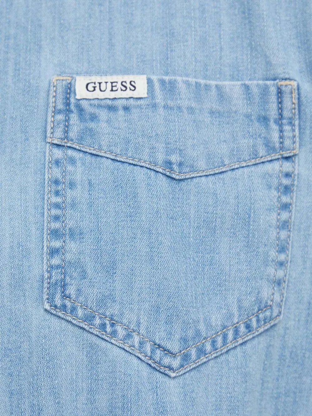GUESS USA Ronnie chambray overhemd Blauw
