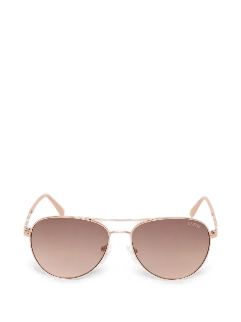 GUESS EYEWEAR Geometrische Sonnenbrille mit Verzierung - Rosa