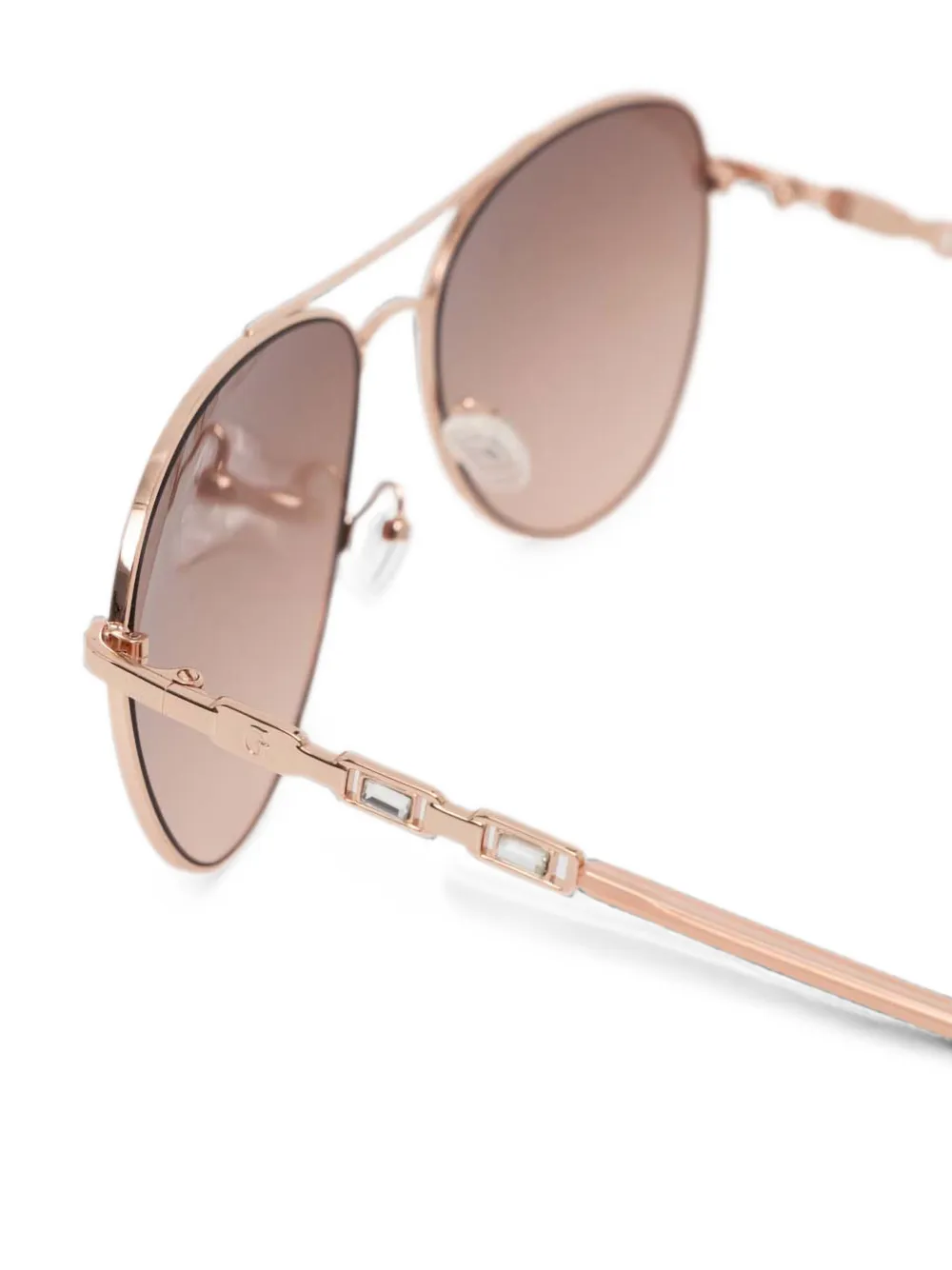 GUESS EYEWEAR Zonnebril met geometrisch montuur Roze