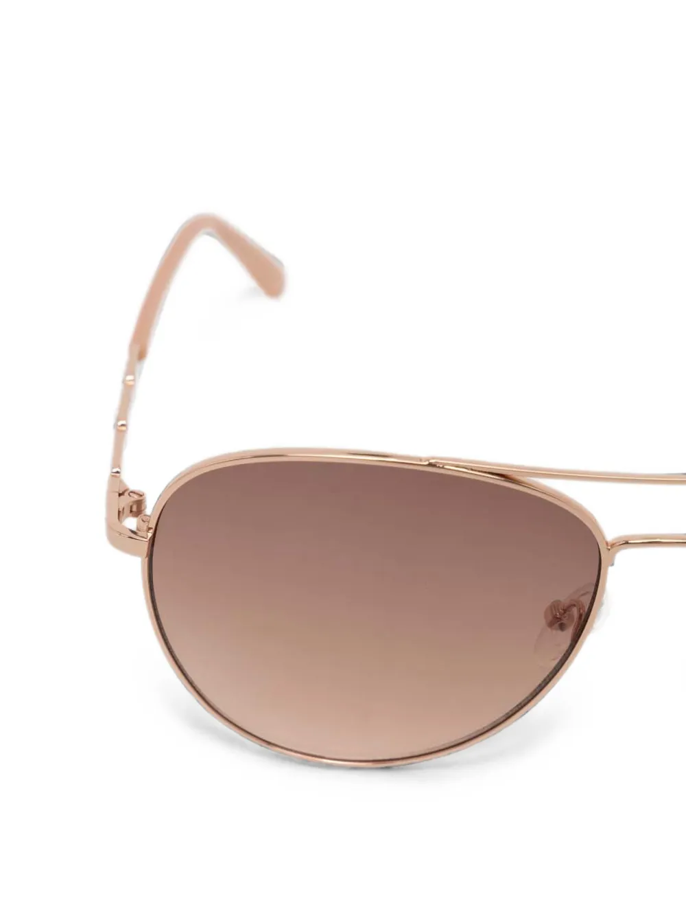 GUESS EYEWEAR Zonnebril met geometrisch montuur Roze