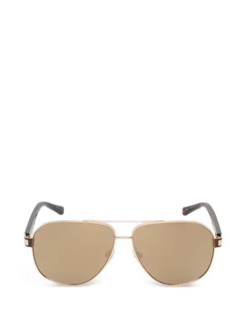 GUESS EYEWEAR pilot-frame logo-plaque sunglasses