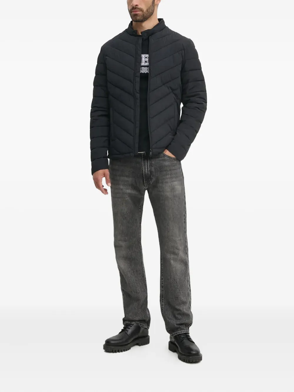 GUESS USA chevron-quilted padded jacket | Down Jackets | Image 2