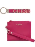GUESS USA logo-lettering wallet - Pink
