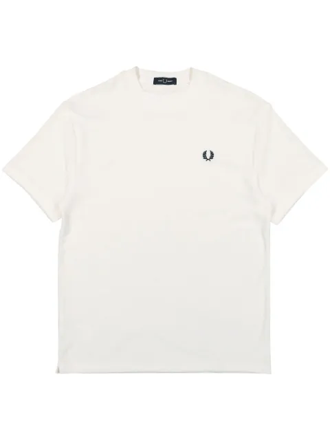 Fred Perry logo-embroidered towelling T-Shirt