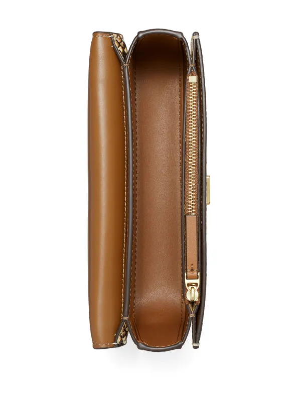 Tory Burch Small Eleanor Exotic E W Shoulder Bag Neutrals FARFETCH IE