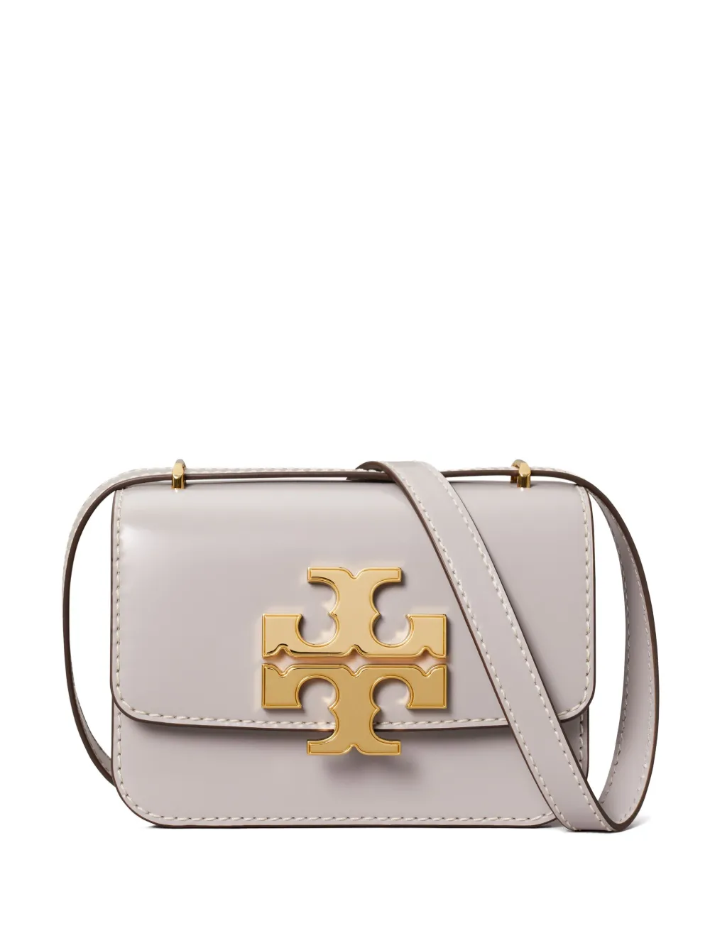 Tory Burch Kleine Eleanor Spazzolato E W schoudertas Grijs
