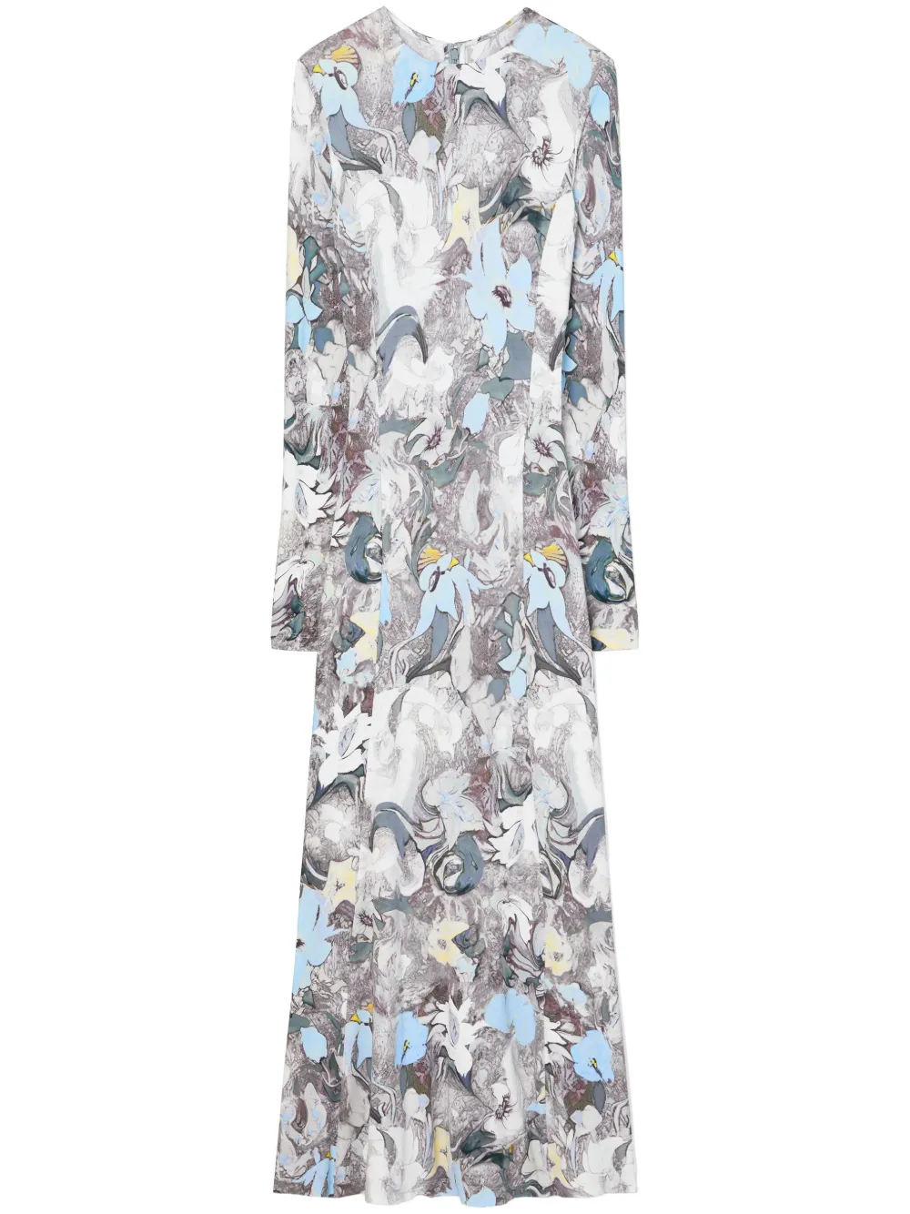 Tory Burch vestido midi estampado | azul | Image 1