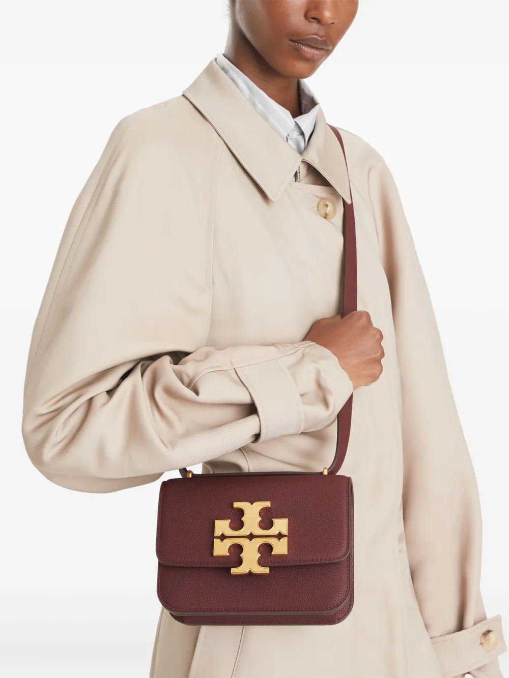 Tory Burch Eleanor kleine schoudertas - Rood