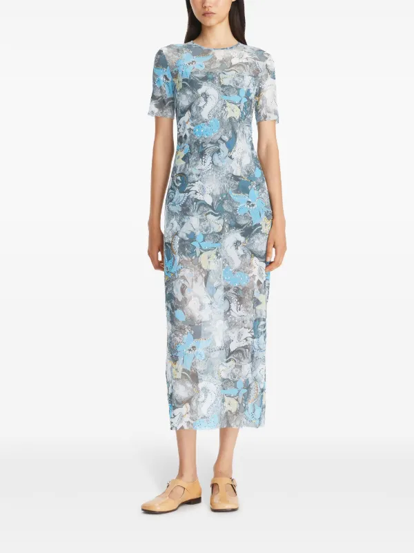 Tory burch printed dress discount