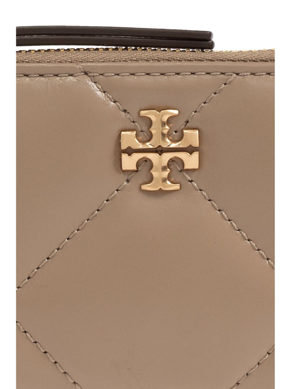 Tory Burch Kira diamond-quilted zipped card holder Women