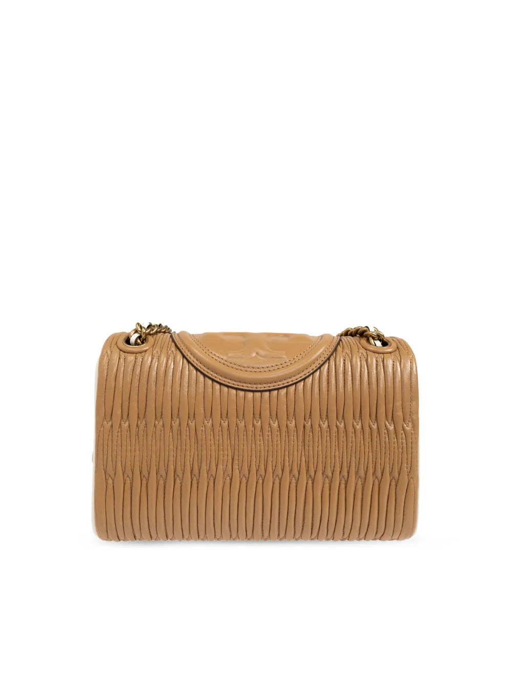 Tory Burch Fleming kleine schoudertas Beige