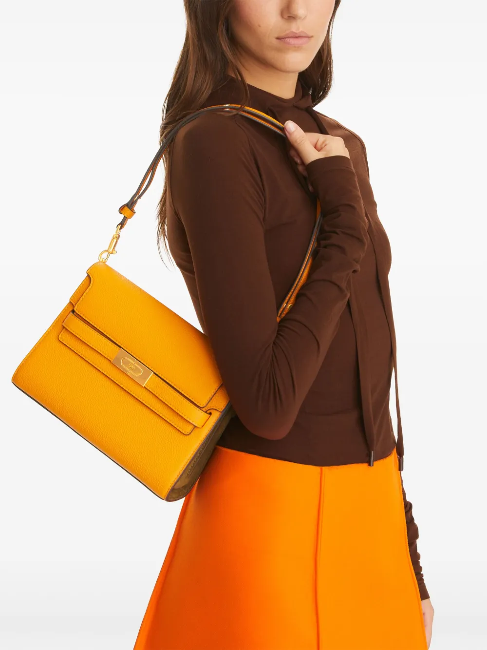Tory Burch Lee Radziwill shopper - Oranje