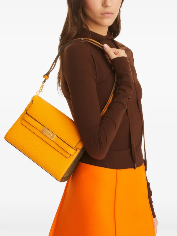 Tory Burch Lee Radziwill Shoulder Bag Orange FARFETCH GR