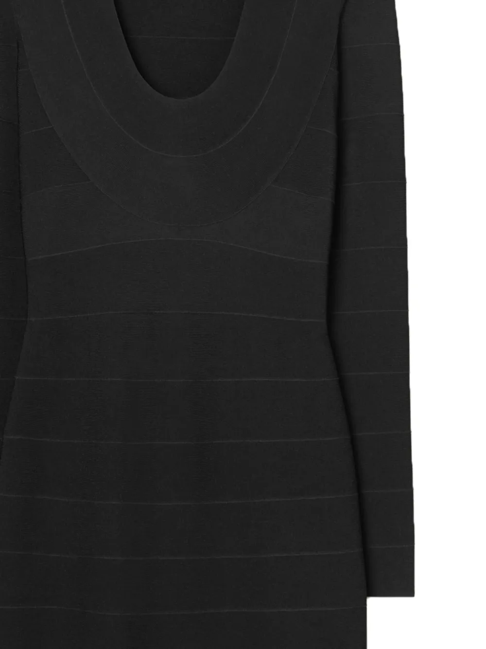 Tory Burch Sweaterjurk met U-hals - Zwart