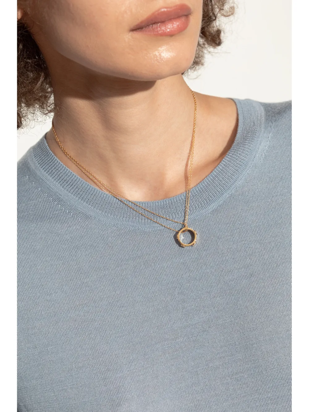 Tory Burch Miller Stud pendant necklace - Goud