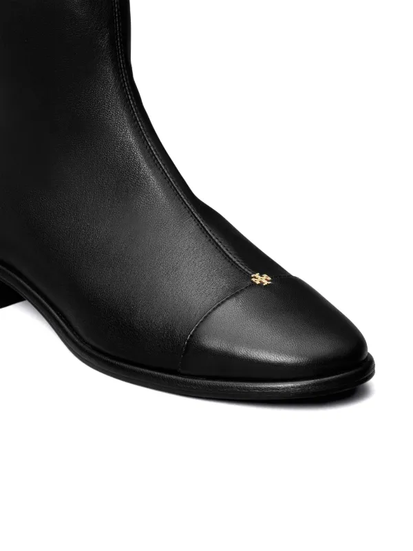 Tory Burch 25mm cap toe Ankle Boots Black FARFETCH AZ