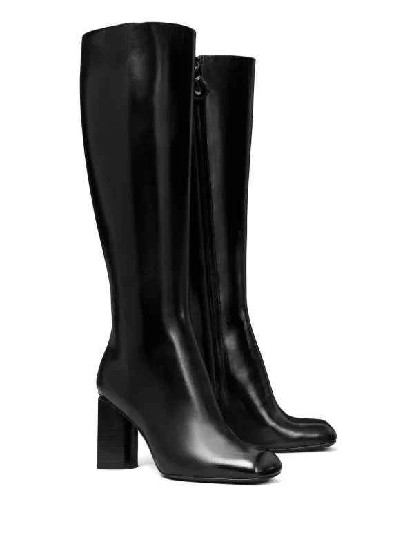 Tory burch black tall boots top