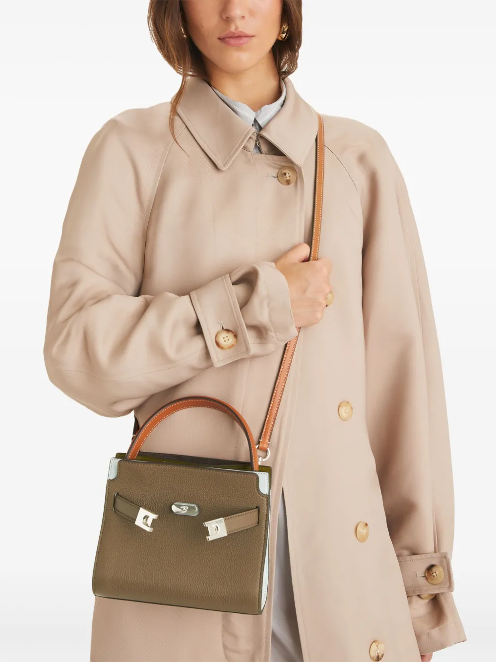 Tory Burch petite Lee Radziwill cross body bag - Bruin