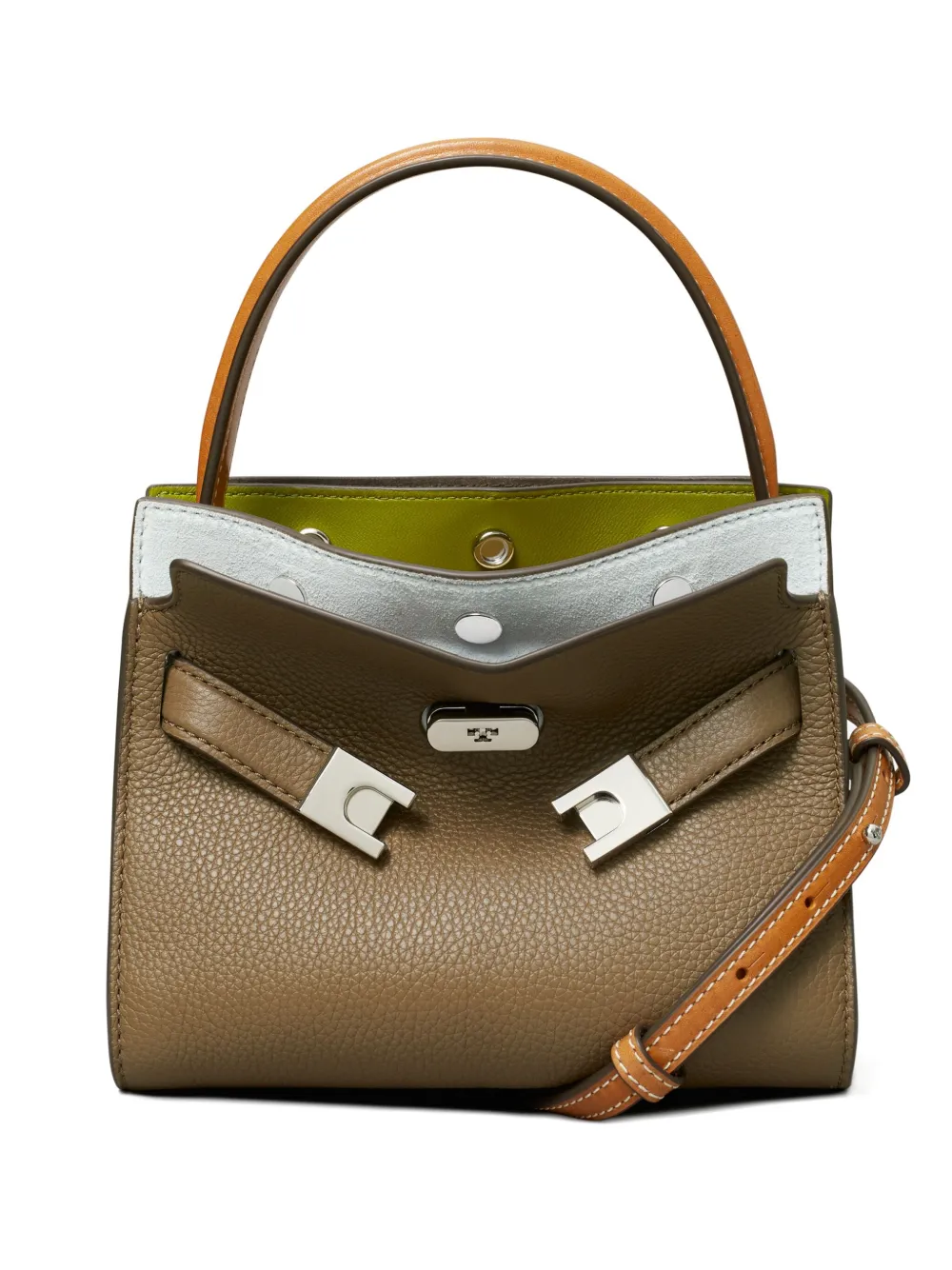 Tory Burch petite Lee Radziwill cross body bag - Marrone
