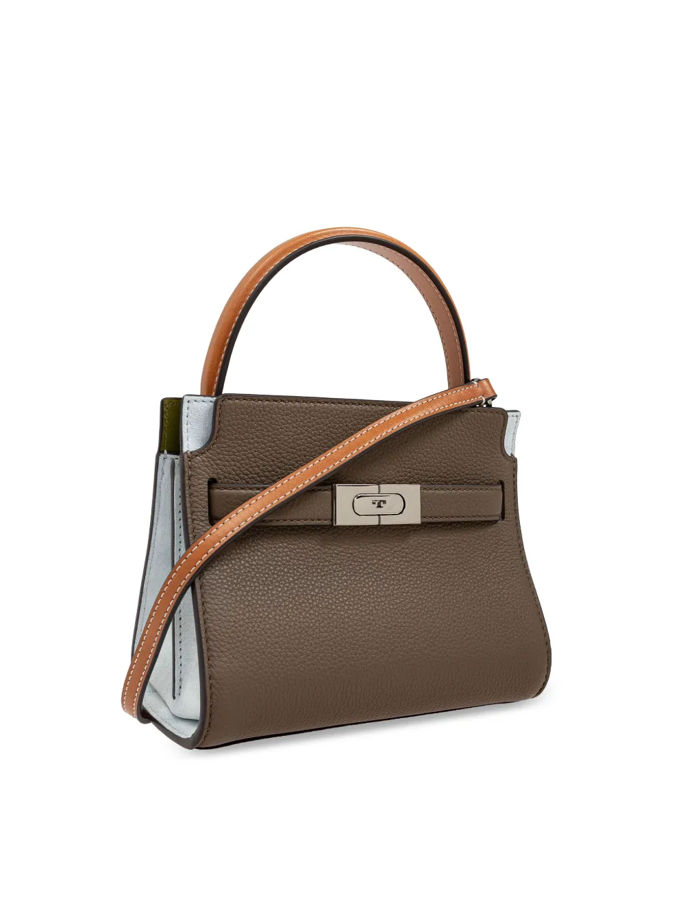 Tory Burch Lee Radziwill kleine crossbodytas Bruin