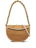Tory Burch mini Fleming crescent bag - Brown